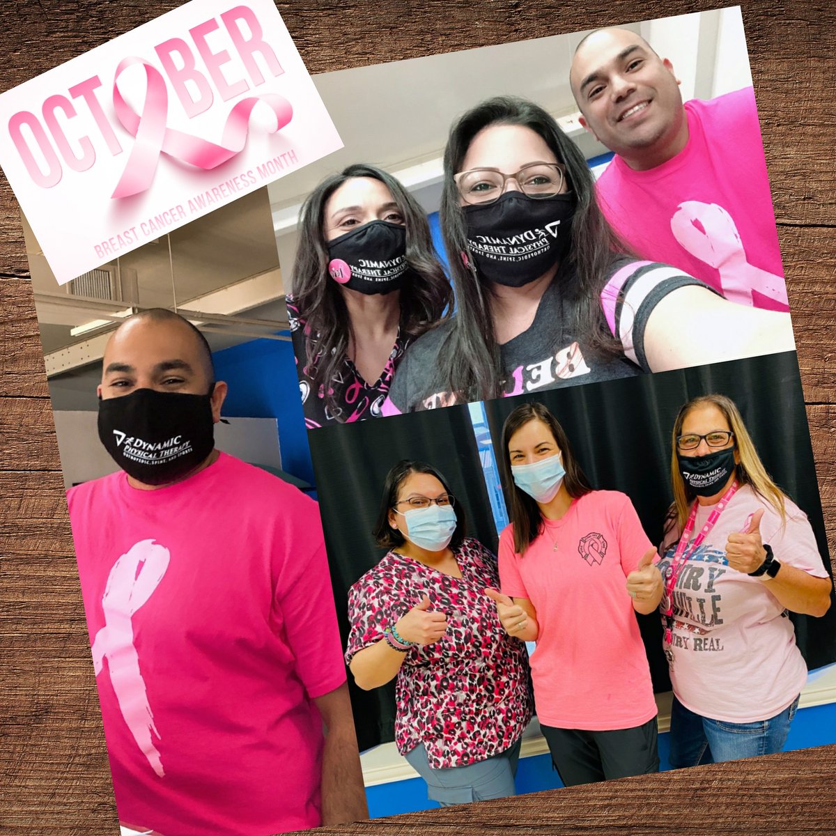 Every Friday this October you'll find our Dynamic Team in pink to support Breast Cancer Awareness!! 💟💟💟 Stop by the clinics to get a free awareness button and see what physical therapy can do for you!!

#fightlikeagirl #breastcancerawareness