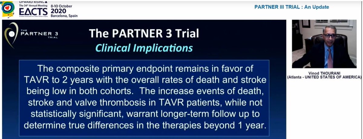 Conclusion - overall results favour TAVI at 2yrs but changes between years 1 and 2 clearly underline importance of longer term follow-up, which is planned until 10years - good to know!