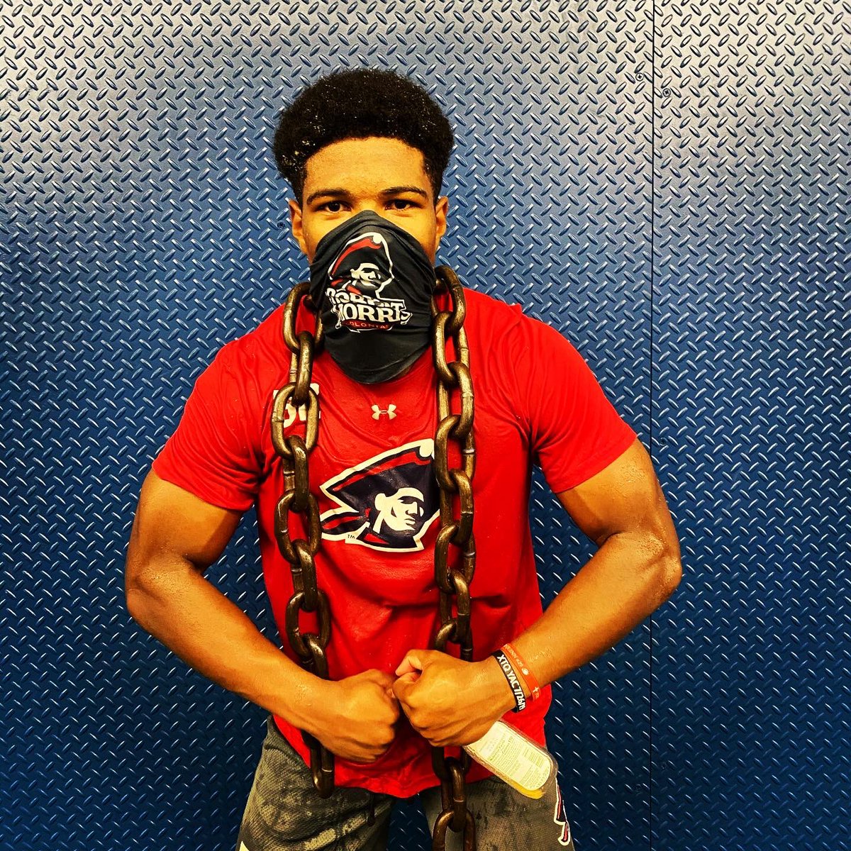 RMU_Strength's tweet photo. Did someone say it’s time for the JUICEMAN again❓What a week from @JoshDahl28 @m_washington2 @ISchannauer @nickbisceglia17 ‼️💪🔵🔴🏈 #RMUMaskUp #RMUFB #RMUnite #TeamoverMe #strengthandconditioning https://t.co/dD22LfR69T