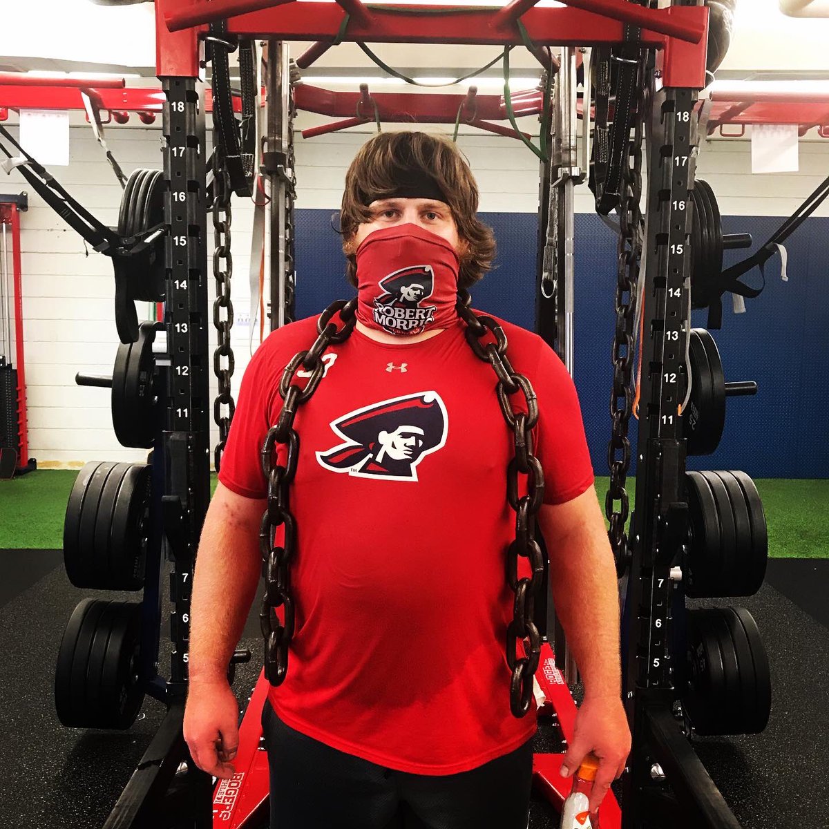 RMU_Strength's tweet photo. Did someone say it’s time for the JUICEMAN again❓What a week from @JoshDahl28 @m_washington2 @ISchannauer @nickbisceglia17 ‼️💪🔵🔴🏈 #RMUMaskUp #RMUFB #RMUnite #TeamoverMe #strengthandconditioning https://t.co/dD22LfR69T