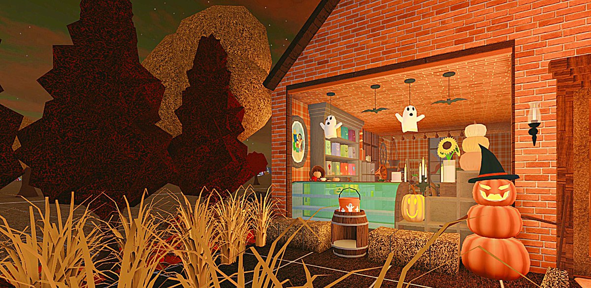 Cute Pastel Halloween House, BLOXBURG UPDATE! 0.8.0