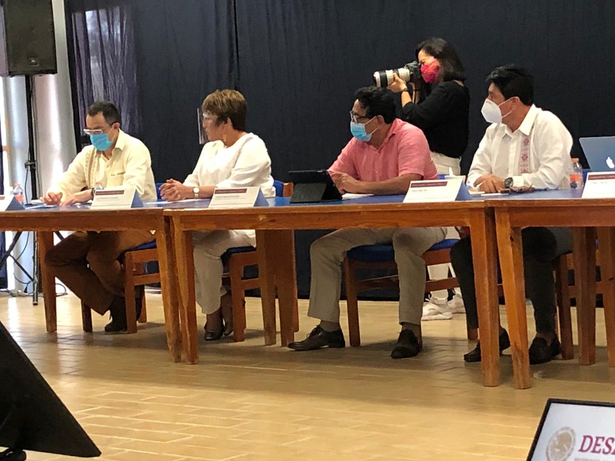 Representando a nuestro municipio #OPB, participé en el diálogo entre el Gobernador <a href="/CarlosJoaquin/">Carlos Joaquín</a>, presidentes municipales y autoridades de la SEDATU y FONATUR, en el marco de la creación de un Programa Regional de Ordenamiento Territorial en la Región del Tren Maya.