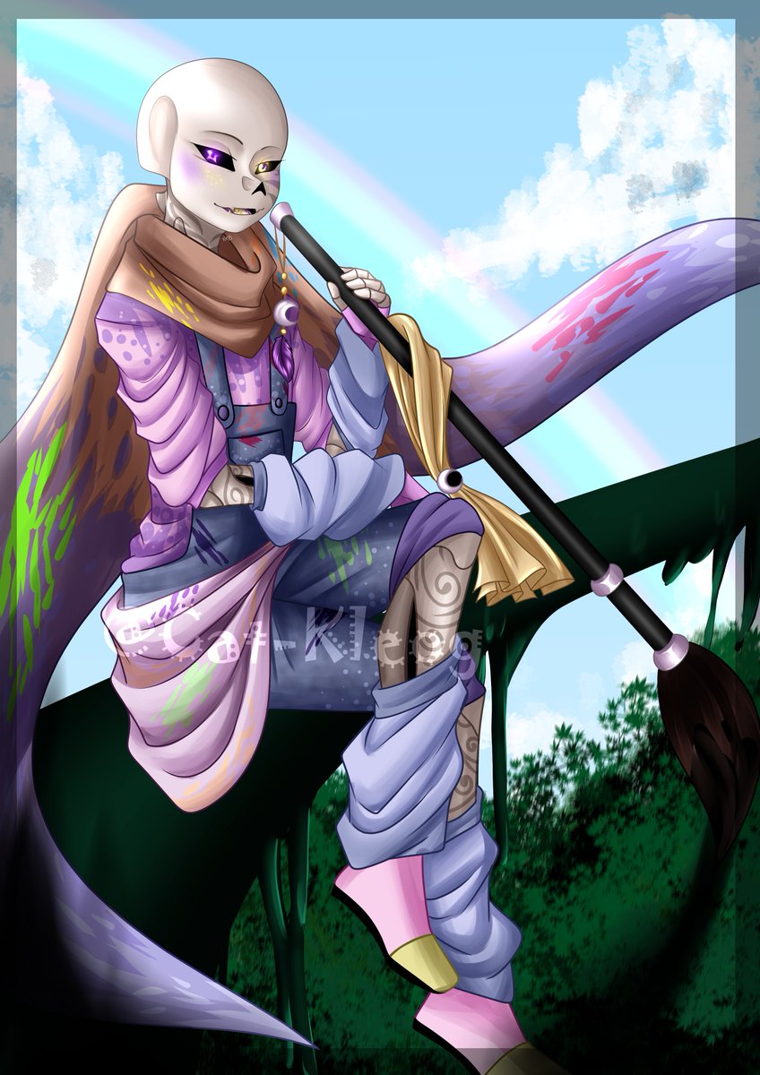 Inkmare Human Ink Sans Undertale Girl Female Ink Sans