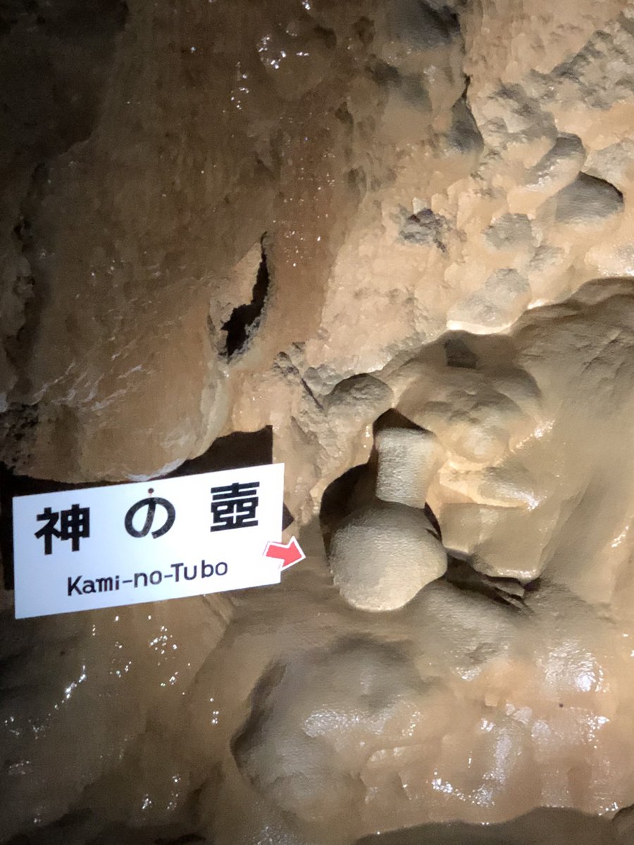 King 神の壺発見 高知県 龍河洞 神の壺 太古の昔に想いを馳せて