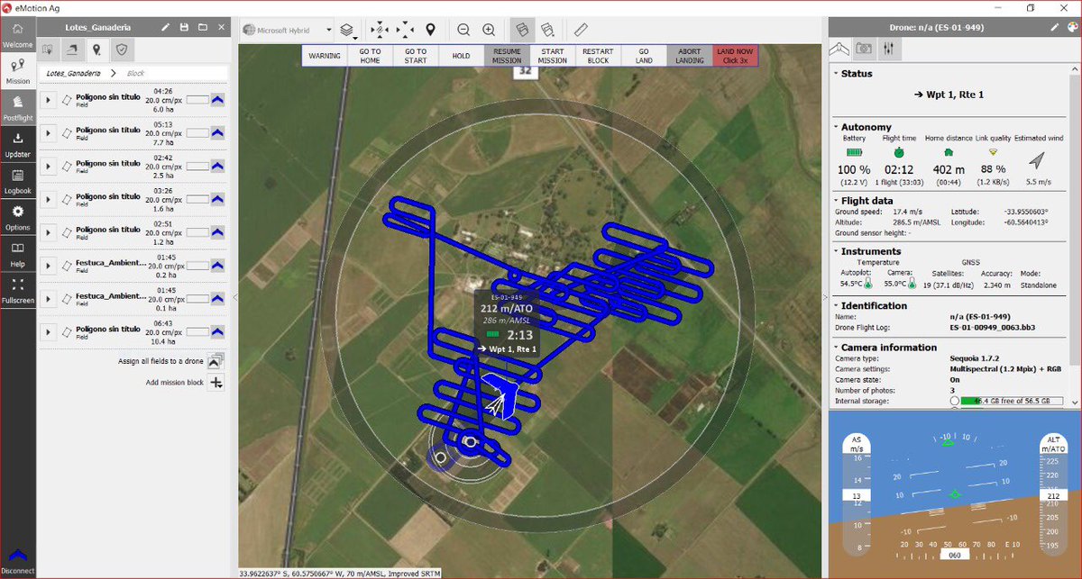 DemeterDrone's tweet image. Como Siempre Todo lo que se Mide se Puede Mejorar! Nuevo Vuelo en INTA EEA Pergamino“. NDVI/NDRE &quot;Biomasa+Ambientación+Prescripción&quot; #senseflyebeesq #intapergamino #ebeesq #drones #agtech #ebeesensefly #campoargentino #campo #ndvi #ingenieroagronomo #agriculturadeprecisión