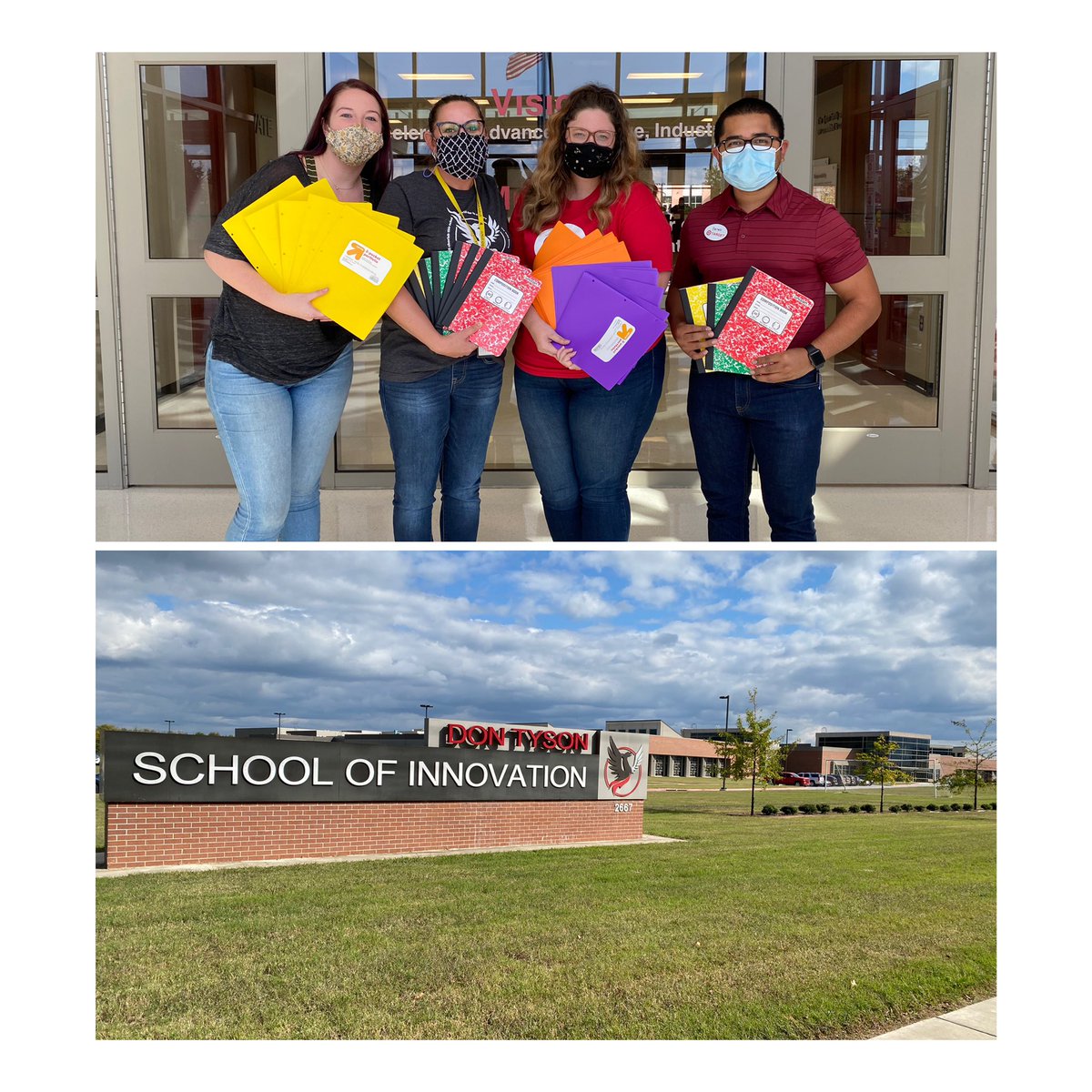 We simply cannot MASK our feelings for having the opportunity to donate to Don Tyson school of innovation. Giving back to the communities we serve never felt so good! 
#targetcares #thegreat2498 
#wearetarget
#worksomewhereyoulove