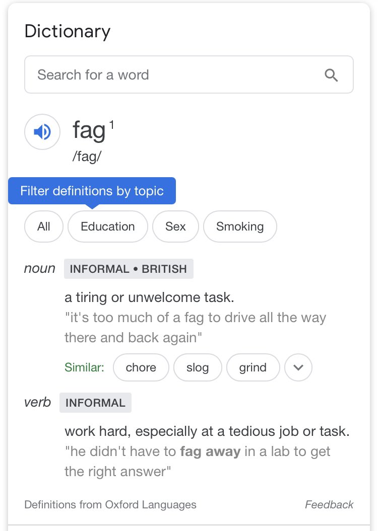 portadave's tweet photo. @veterantea It’s all about context but y’all are WAAAAAAAYYYYYYYYYYY to sensitive if a word bothers you like tf ima say fag if I want in any context fuck yalls feelings people just wanna bitch snowflakes 🤦‍♂️🤷‍♂️🤣 https://t.co/YY88XIHgXW