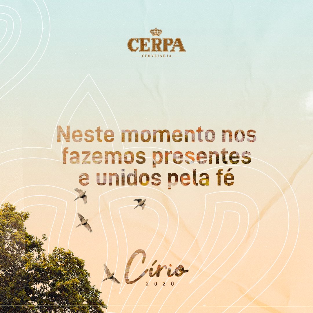 Neste momento, nos fazemos presentes e unidos pela fé 

Feliz Círio✨

#CerpaCervejaria #cirio2020