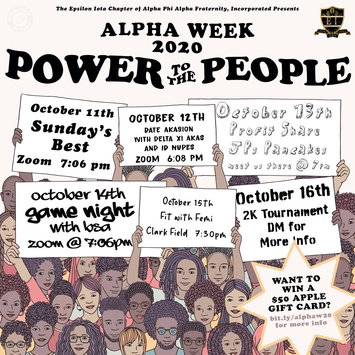 _NobleO's tweet photo. ⚠️ALPHA WEEK IS HERE⚠️
Get ready for a fun week of events starting tomorrow!!!!
#AlphaWeek2020 https://t.co/XHpvt0UxUl