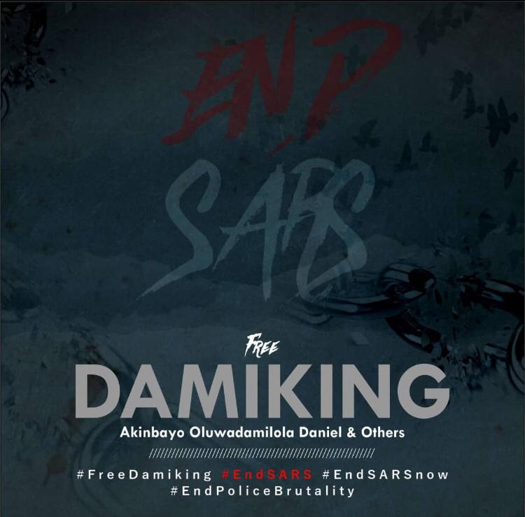 Educated_OGee's tweet photo. Our voice is our weapon and that is what we use to agitate for what we want, so why come to us with guns?
We have the right to peaceful protest!
#FreeDamiKing 
#Freedammyking 
#EndSARS 
#EndSarsNow 
@AishaYesufu @burnaboy @PressClubMAPOLY @MBuhari @PoliceNG @ProfOsinbajo https://t.co/3MNeF4FAKR