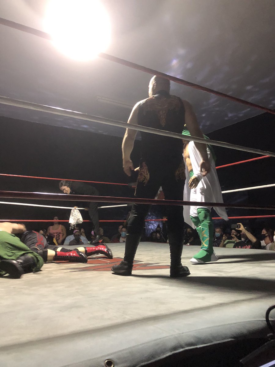Official_PAPW's tweet photo. The unthinkable has happened here at #UnderPressure - @Maksimreddawn and @Zafar_Al_Rajhi have made amends, Morosov turning his back on @BullDredd - giving the #PyramidsofPower (@AllahDinghDingh @Allahdeen8495) the win... #ProWrestling #ProfessionalWrestling #PAPW #NXT #WWE #MLW https://t.co/p9aWJVyYE0