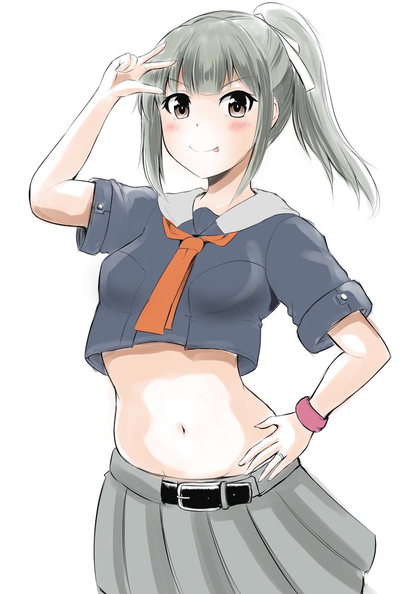 夕張(艦これ) 「おはようございます 」|矢野トシノリのイラスト