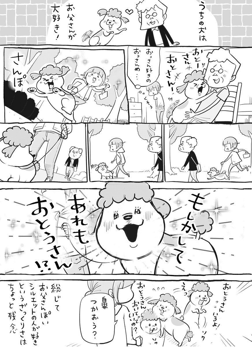 犬と猫どっちも飼ってると、お父さん人気で毎日たのしい 