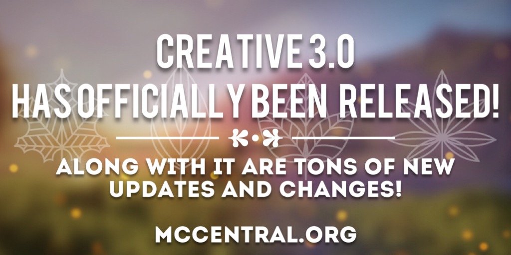 _MCCentral's tweet image. Creative has had its "once-every-blue-moon" reset! We now have AWESOME addons to our server, including custom armor stands, VoxelSniper, 4x bigger plots, and a lot more building features! Join mccentral.org to see the new changes for yourself!