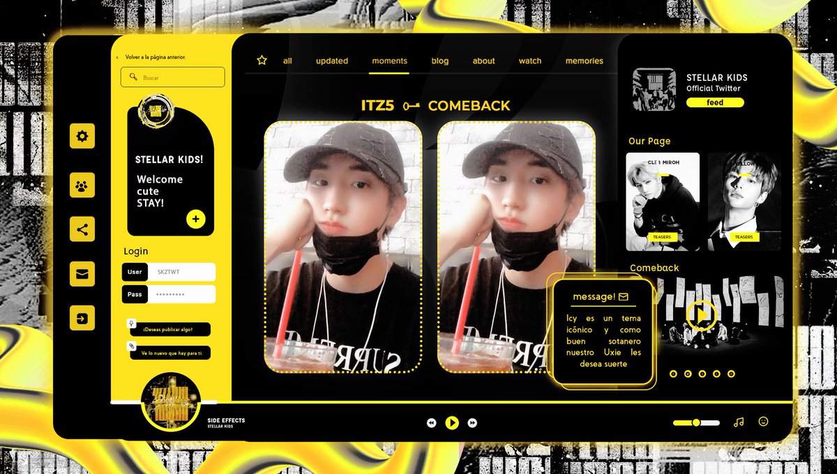 _SKZTWT's tweet photo. ‘ ʕ 𓂃 🗝 ⊹ ⌜,,___ 𝐒𝐓𝐄𝐏 だ 𝐎𝐔𝐓! ❐ - \ 𝐮.pdᥲtə 𓍼 ( 𝘀𝗸𝘇. ) ⁺ 𝕥𝕠 : 𝖽ᥲч’s ➪ #ITZ5COMEBACK ≛ #ICY_TIME 、
Icy es un tema icónico y como buen sotanero nuestro Uxie les desea suerte. https://t.co/OKOpABbbFC