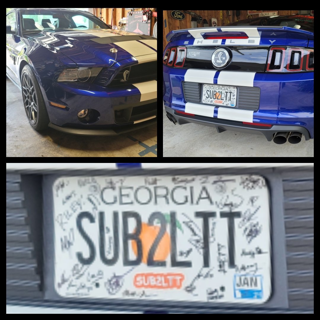 MustangsbyMatt's tweet photo. So, it's safe to say I love my job. I'll be adding the @VMPPERFORMANCE Stage 3 kit to this near mint 2014 Shelby GT500 which was graciously donated by VMP. Stay tuned for more.
ps: The #SUB2LTT plate is back in action. @LinusTech @nicklmg @sarahbbutt @jmart604 https://t.co/pursnVCfA2