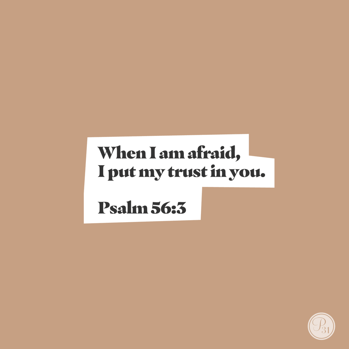 LysaTerKeurst's tweet photo. The best way to stop fear when it tries to creep in &amp; steal our focus away from faith? First, acknowledge it. Then overpower fear with prayer &amp; God's Truth. 

“When I am afraid, I put my trust in you. In God, whose word I praise—
in God I trust and am not afraid.” Psalm 56:3-4 https://t.co/1cM8Gb9heM
