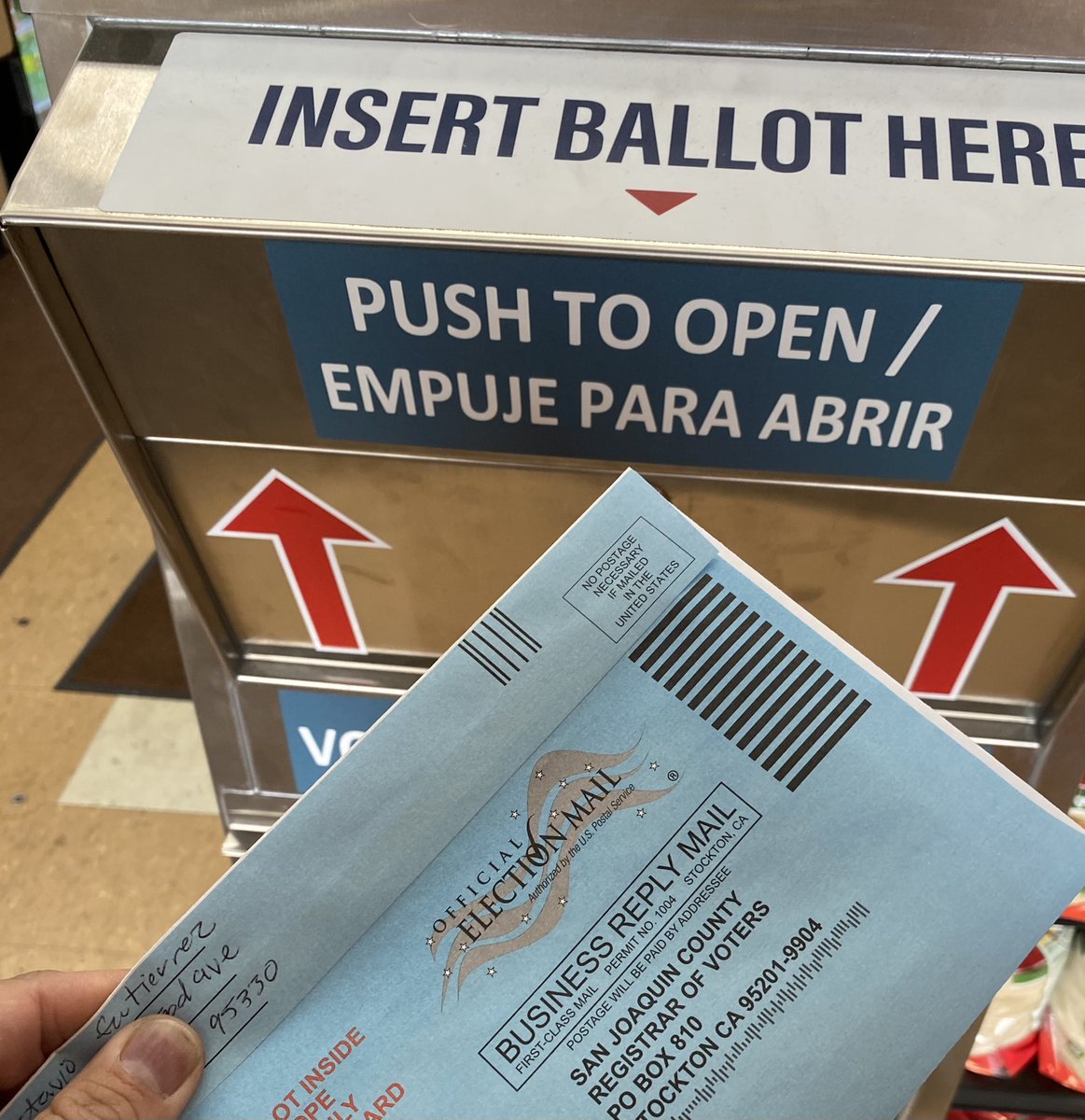 My vote is in, how about yours? #Election2020 #OrangeVoice #BeAVoter #HomeDepotVotes