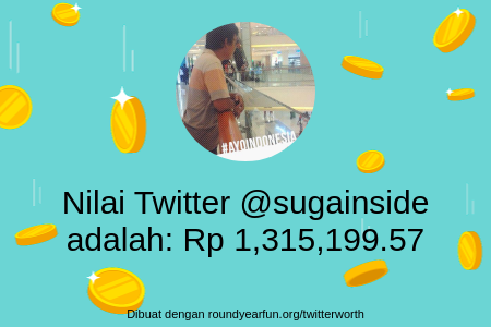 sugainside's tweet photo. Nilai Twitter Saya adalah: Rp 1,315,199.57

Temukan milikmu dengan https://t.co/G3CiTtLSVC

⠀ https://t.co/4Z6TJNJbXy