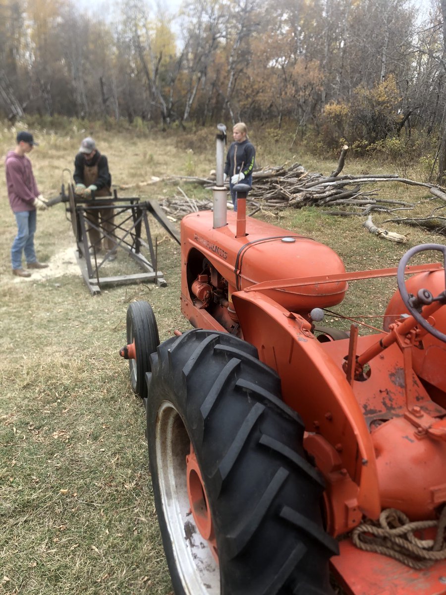 Getting firewood ready for the ODR fire pit.