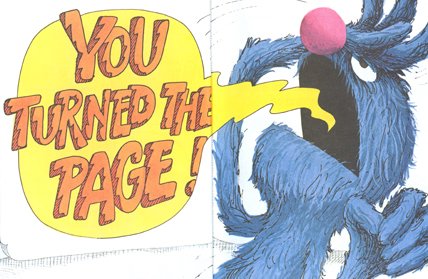 This book is almost 50 years old and it is still the best use of breaking the 4th wall in any medium