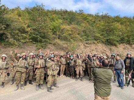 Aykhanh's tweet photo. This is the way how #Armenia “holds the truce”. Armenia grossly violating the #humanitarian ceasefire, attacks residential buildings in #Ganja, killing 3 civilians, &amp; regrouping its military to launch another attack into #Azerbaijani military positions. #StopArmenianAggression https://t.co/ihqWN7HmYb
