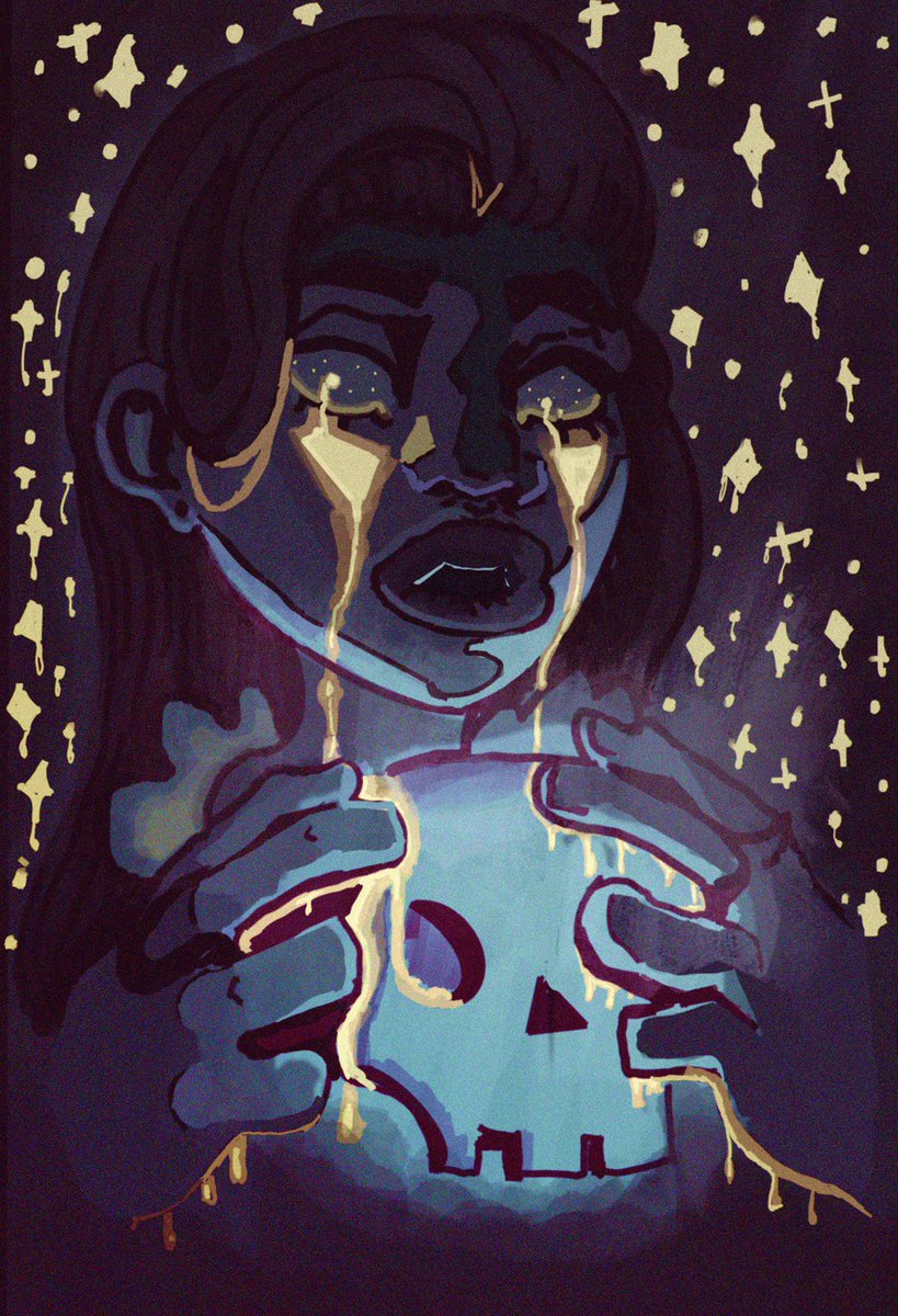 Malikcolliart's tweet photo. #spookysasquatch #drawtober #scarylady #scadillustration #illustration #illustracion #cartoon #halloween #skull #ghost https://t.co/QxlhcyRv8k