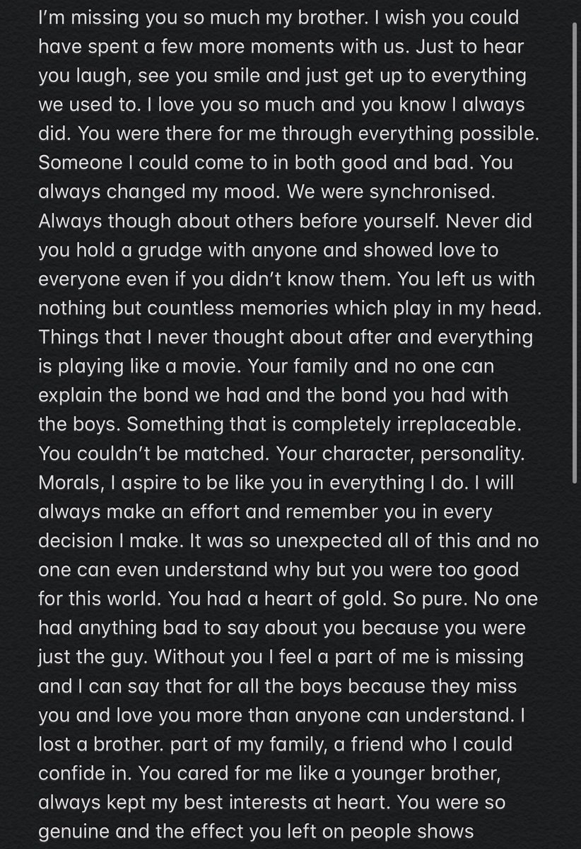 AmmoL1st's tweet photo. I love you Bosco and I miss you. You left us too soon my brother. You will always be in my heart forever. Part of me is empty ❤️🙏🏽 https://t.co/dq4ruwy1pV