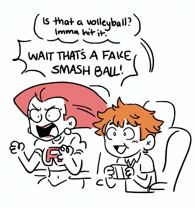 jessie and hinata play smash
https://t.co/FinFkC50nE 