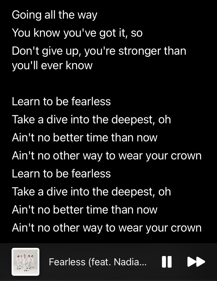 Una canción de empoderamiento total #Fearless de @MelanieCmusic con @nadiarosemusic es una de las canciones líricamente más poderosas de Melanie y un himno para levantarse y creer en ti mismo! #MelanieCMexicoStream https://t.co/FHJ0rIVHyj