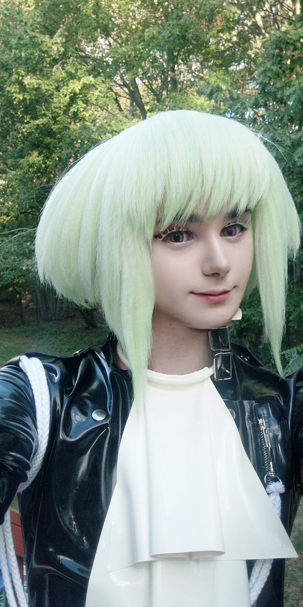 paralllaxus's tweet photo. Lio in latex~
.
.
.
#LIOFOTIA #promare #promaremovie
#latex #cosplay https://t.co/pUfmkQZz1j