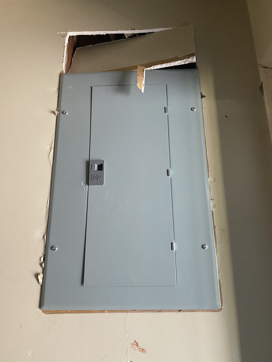 The_3lue's tweet image. Lo de hoy 
#panelupgrade 
#electrician #dallas