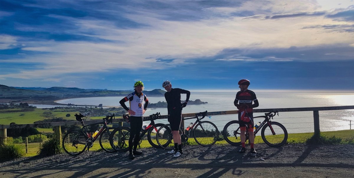 RBlaikie's tweet photo. Some more great #CycleForStudents training photos from @david_h_lont to share.
We went North and coastal today, out to Karitane and back, where the view from the lookout is one of my top 10 (in the world)
#PhantomRide
https://t.co/jcwJNoK74y https://t.co/cobwbYhfSW