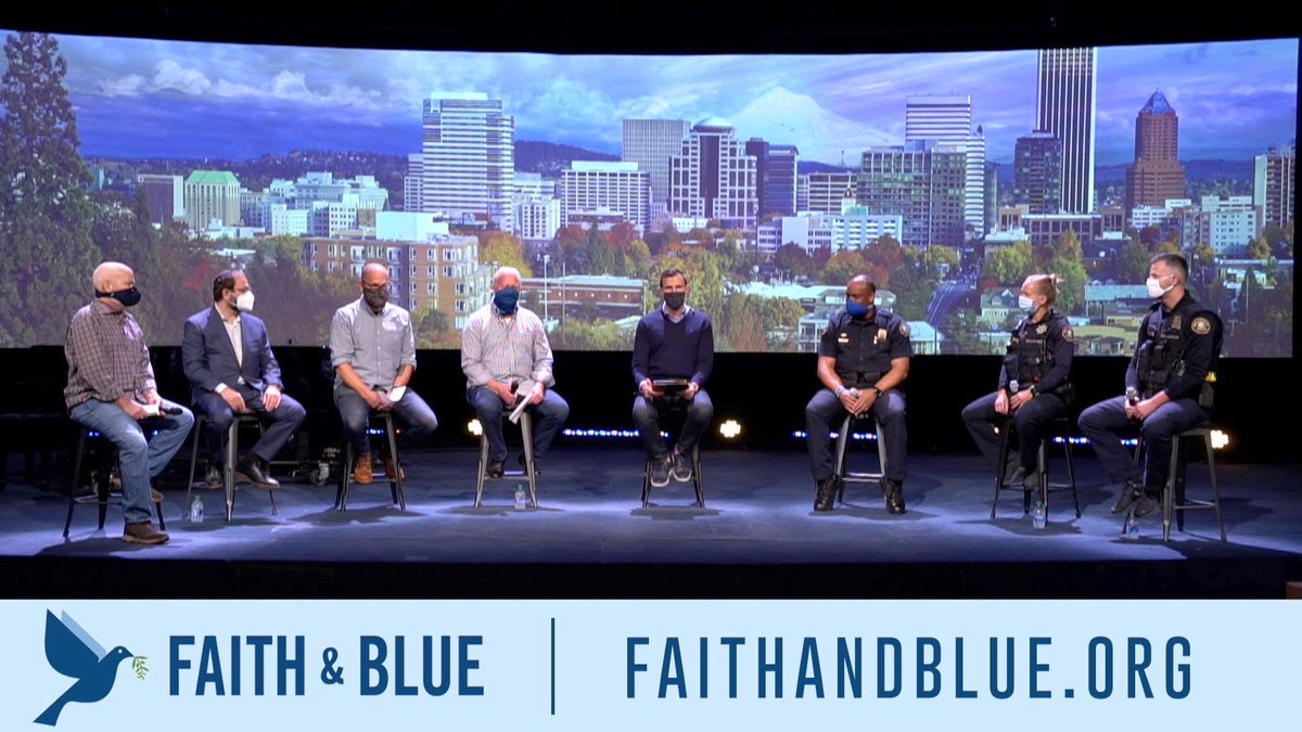MovementFWD's tweet photo. The Portland Police Bureau and the faith community engaged in a crucial panel discussion around policing for the National Faith and Blue Weekend. 

#FaithandBlue 
#OneCOP
#MovementForward

https://t.co/NKk0du5v2t https://t.co/cFVDoBLMp3