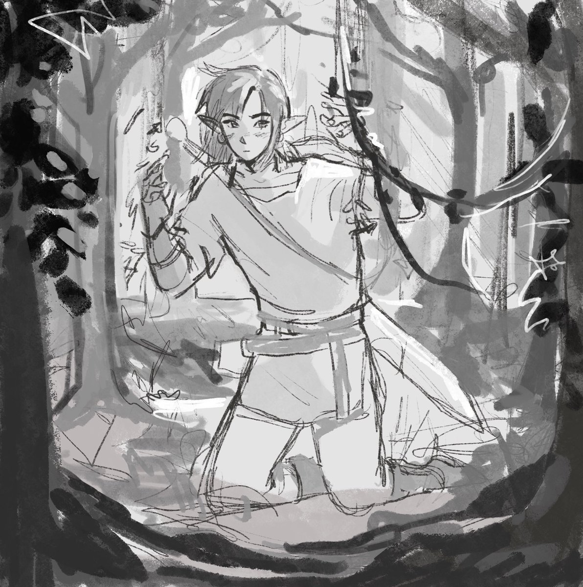 attempting grayscale 
#botw 