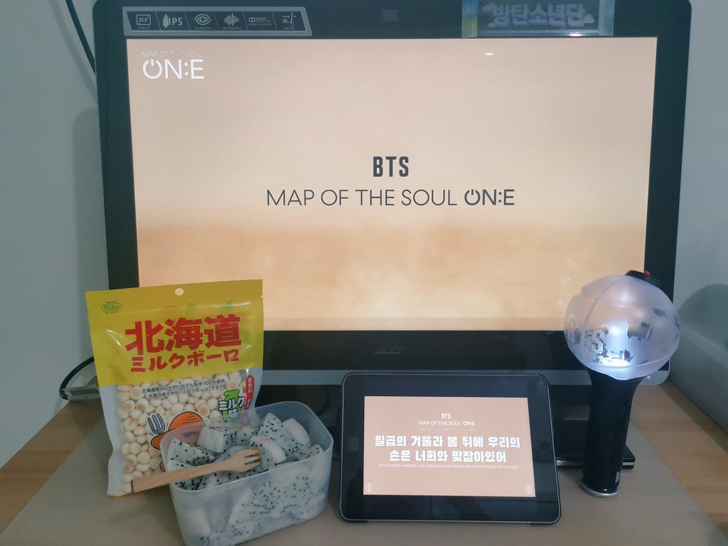 Let's go Day 2!!
✅ArmyBomb ✅Slogan ✅Snacks
#MAP_OF_THE_SOUL_ONE
#MapOfTheSoulOne
#MapOfTheSoulOne_D2