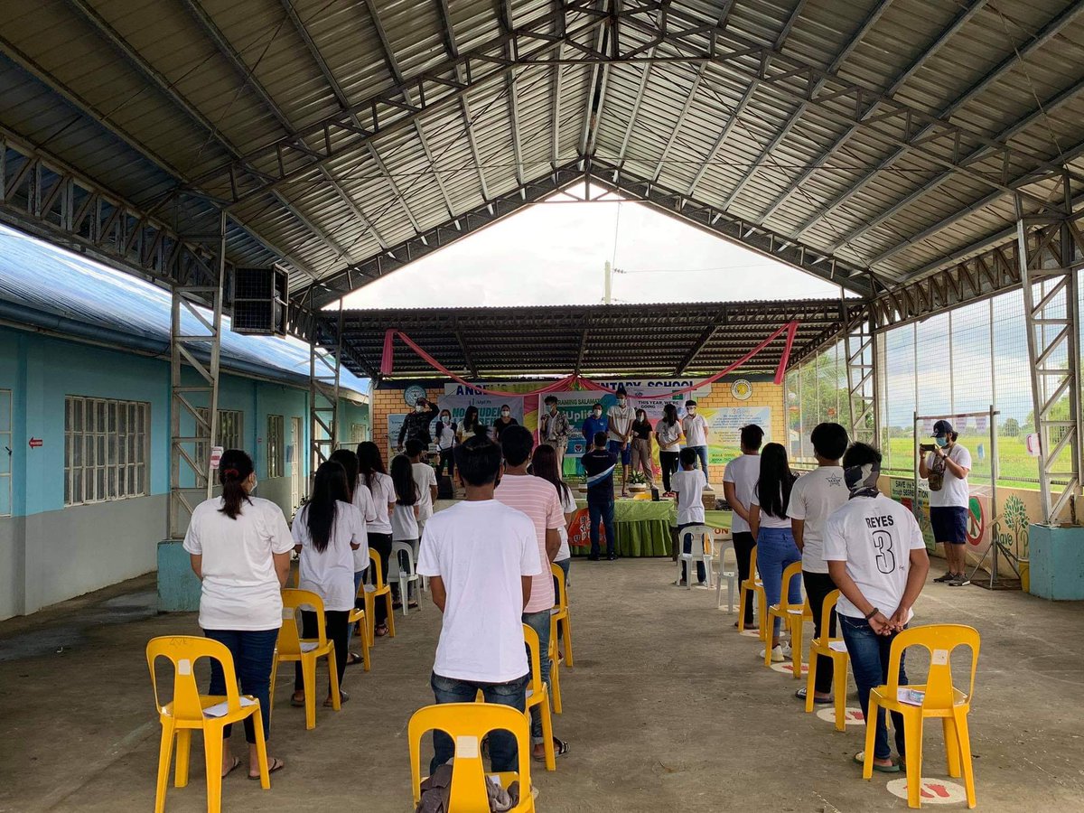 iUpliftPH's tweet photo. HAPPENING NOW: Turn-over ceremony and opening of Angel’s Village Community Learning Center.
Together with Stronghold Insurance Corp, iUplift was able to extend help for the provision of 3 brand new computer sets and 3 brand new Lenovo laptops.
#ProjectAmbagan
#iUpliftPH https://t.co/zTDKzVpzuZ