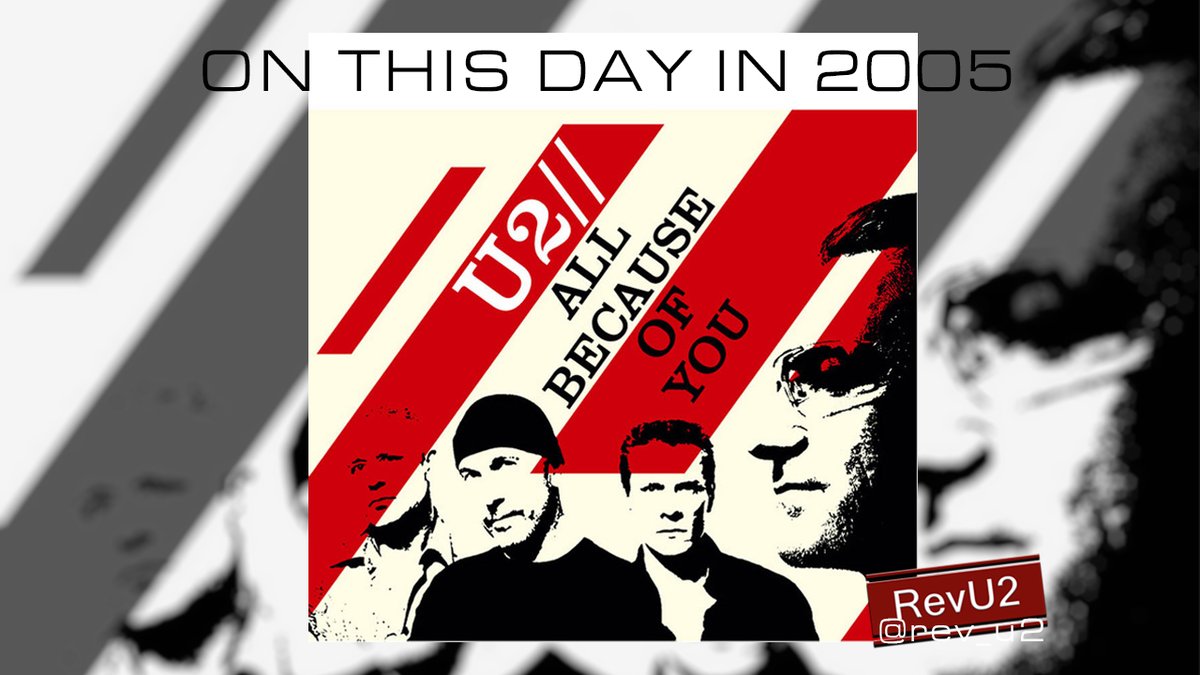 rev_u2's tweet photo. #OnThisDay in 2005 'All Because Of You' gets a 'Rest of World' release. Originally released as #HTDAAB's 2nd single in the US. Now considered a rarity in a live show. Like it? Love it? Loathe it?

@U2 #U2October #U2fam #EverythingHappensInOctober https://t.co/3AlkdHQqZE