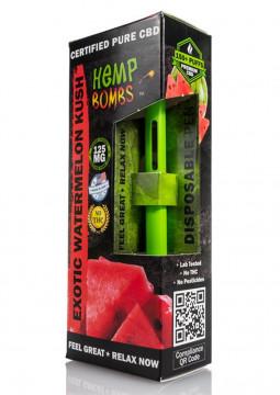 CBDSaviorCom's tweet image. Hemp Bombs Disposable Vape Pen Exotic Watermelon Kush 125mg is now available in our shop for only $25. Buy it now  cbd-savior.com/products/hemp_…