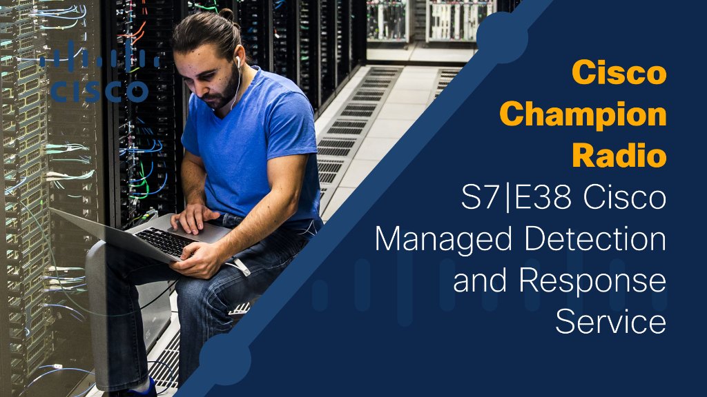 CiscoChampion's tweet image. Do you know how Cisco MDR can help you reduce your mean time to detect and respond to security threats? Tune in to hear Cisco expert, @saramatzek304, and #CiscoChampions, @evanmintzer, @packetroute and @sleuser, discuss this and more. cs.co/6016GFOin