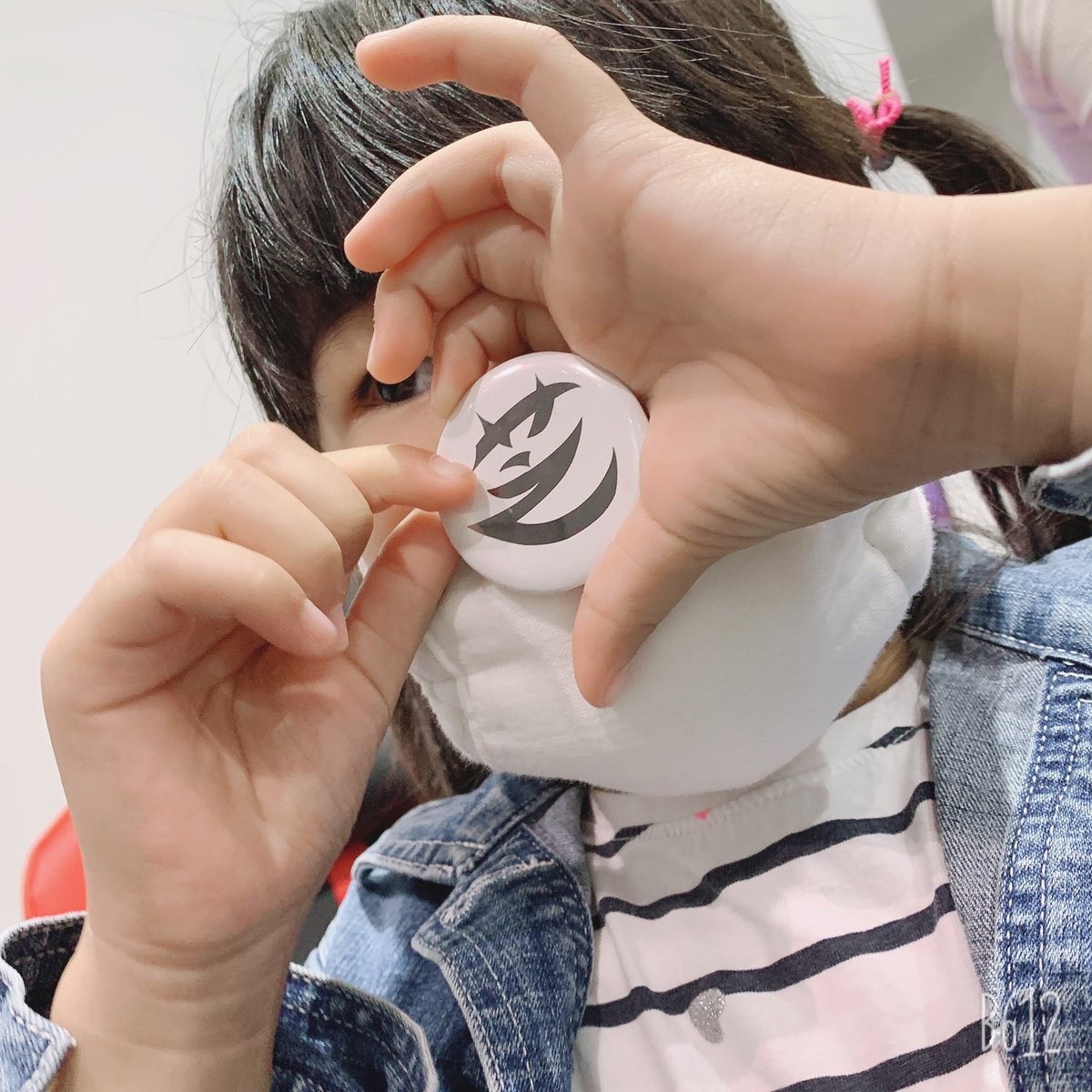 mana00713's tweet photo. 見てー👧🏻芝刈り機バッチ💕 https://t.co/XlIoXIiShu