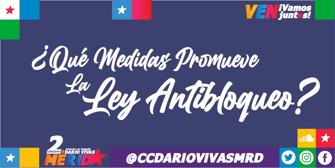 CCDarioVivasMRD's tweet image. ¿Ya sabes qué medidas promueve la Ley Antibloqueo?

#VENVamosJuntos síguenos la pista y te lo diremos... 

@CCDariovivas
@ComandoDVMerida
@Ida_YeiPaAN
@SuarezYeymi

💛💙❤️
#LeyAntibloqueoEsProgreso