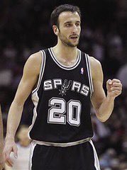 Day 24: 10/10With hoops season coming to a close (), let’s highlight one of my favorites:  @ManuGinobili. A EuroLeague/NBA/Olympic champ, elite 6th man, & euro step innovator, this Argentine legend retired in ‘18 as an all-time great.  #HispanicHeritageMonth by Tiago Hammil