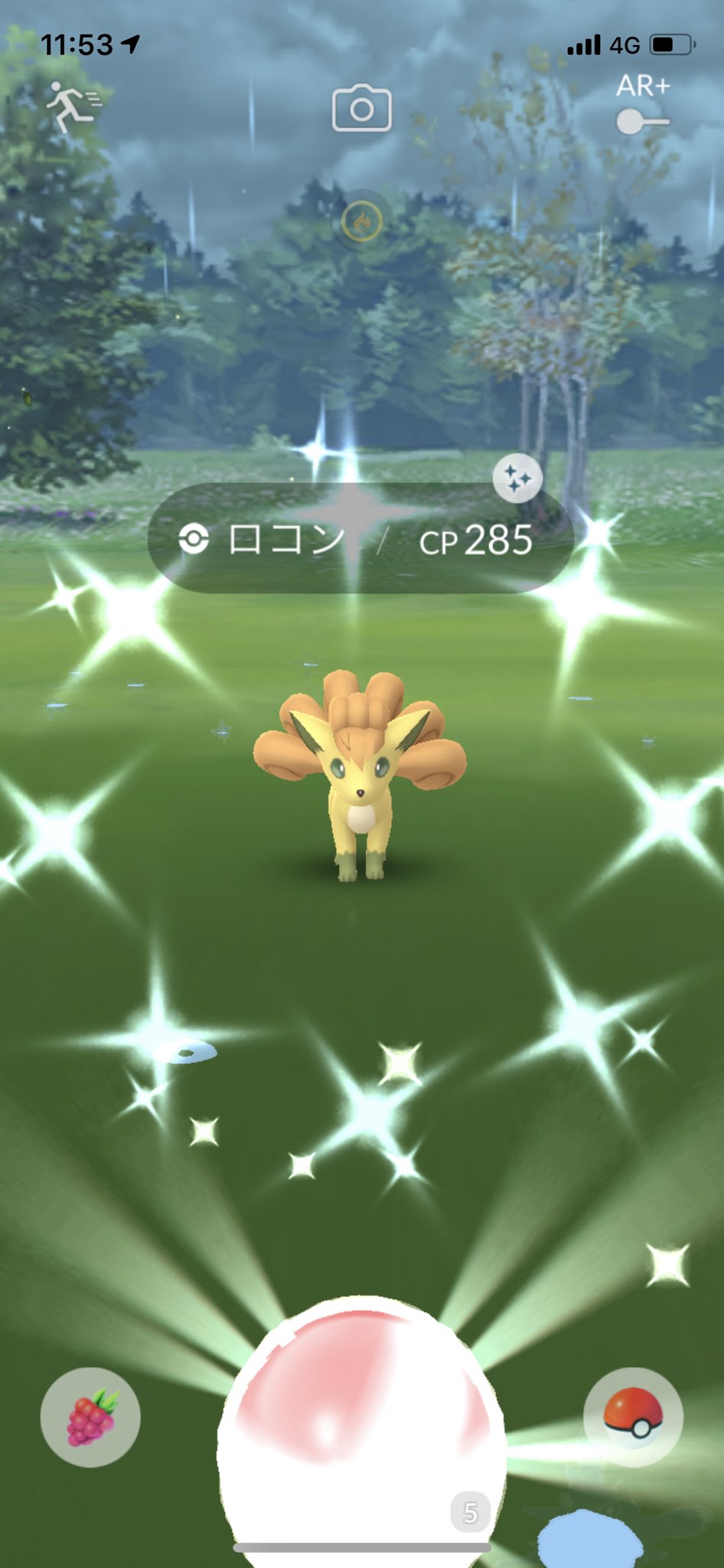 Tamusaku ロコンの色違いゲット 友達とロコンレイドした後に光りました ポケモンgo ロコン 色違い T Co Rpqeh4zyjb Twitter