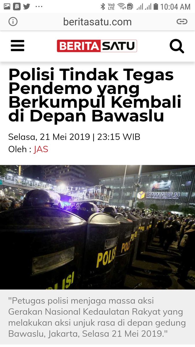 mudakir1964's tweet photo. Polri tindak tegas pendemo https://t.co/uOQvYFMuD0