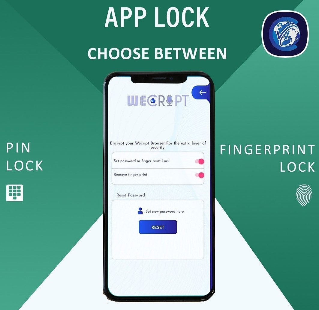 WecriptBrowser's tweet photo. @skarnrobotics app @WecriptBrowser that comes with #app #lock #Features for your #extra layer of #Security to #protect your online #data.
Stay home in this #COVID and #Download @WecriptSearch @WecriptBrowser
#lockdown #StaySafe #StayHealthy #usemask #COVID19 #dataprivacy #Online https://t.co/KnTJLKgnxY