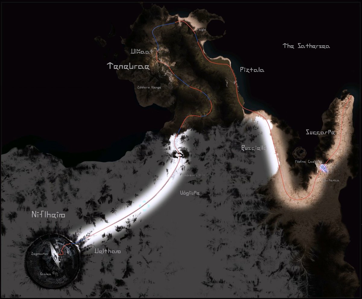 -that you go through it via train, only seeing the areas from a distance.Have a look.This is where the frozen region is, and we see another desert. The frozen area is not a natural "frozen north" but instead a magical phenomenon that came as a result of the body-