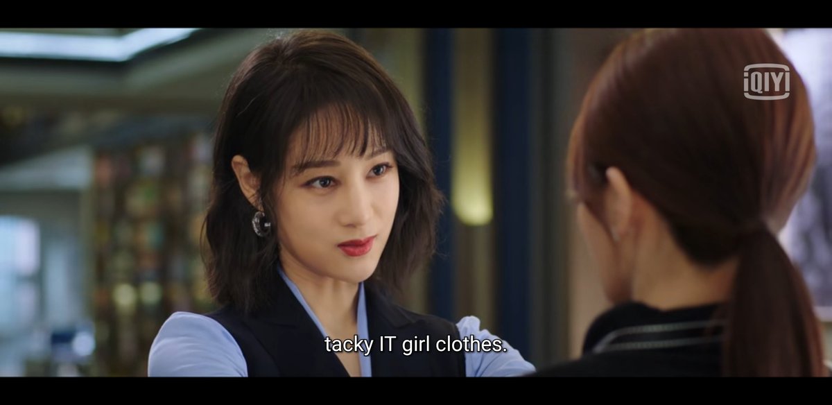 Finally a supervisor called her out on her choice of attire. I mean, it may have come from a petty place but I'm glad it was addressed.  #amwatching  #LoveIsSweet