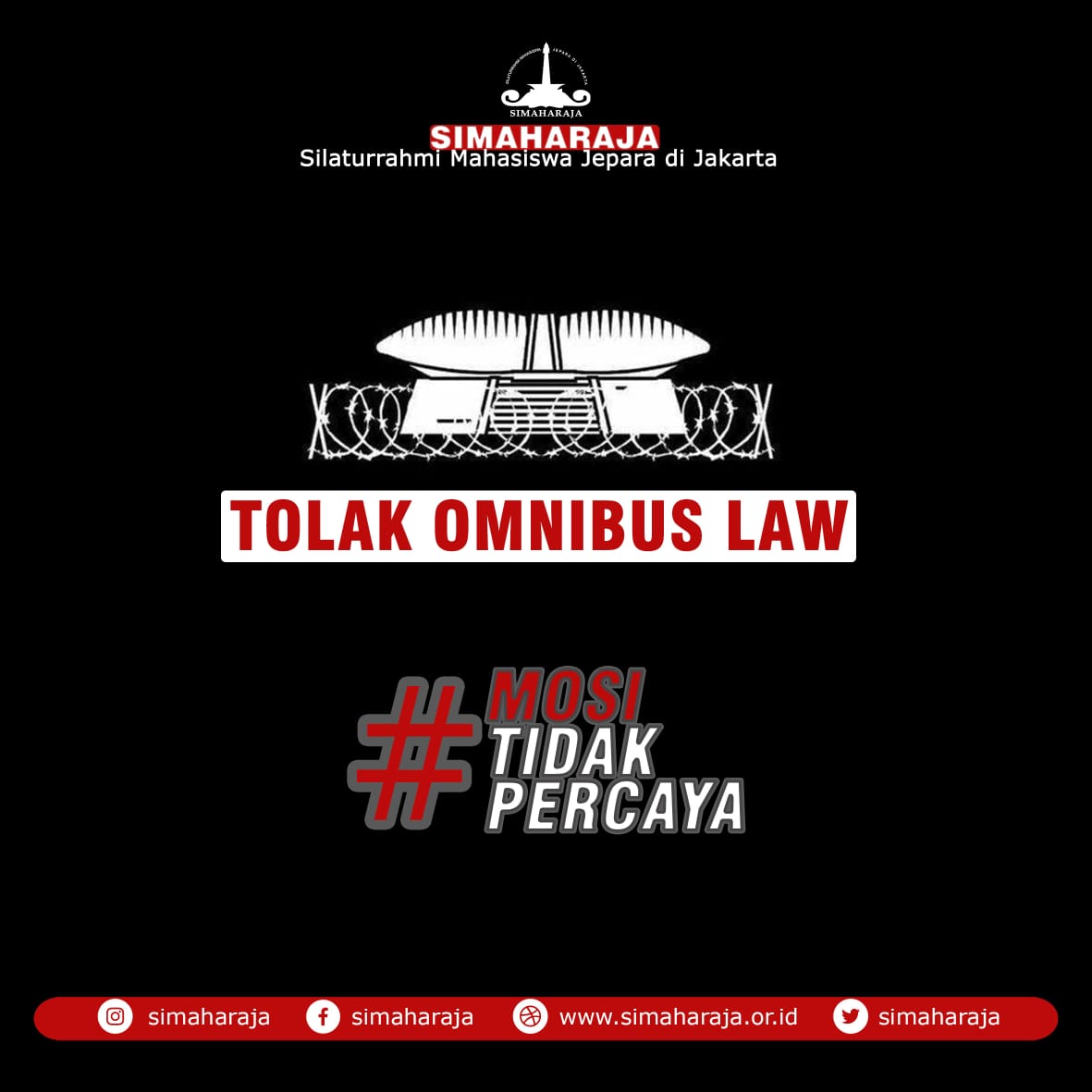 simaharaja's tweet photo. #mositidakpercaya 
#TolakOmnibusLaw
#CabutOmnibusLaw

@masandijepara @Jepara_Twitt @jeparakabgoid @ganjarpranowo @ILoveJepara https://t.co/6uaxM3ZB5J