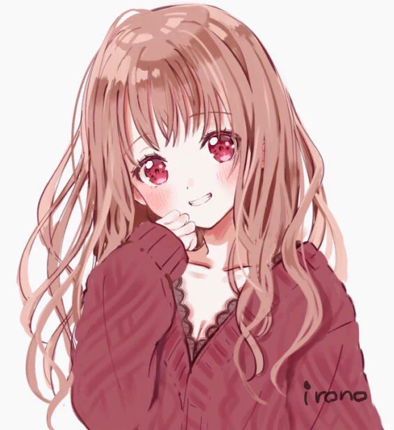 いたずらな彼女
#イラスト #創作 